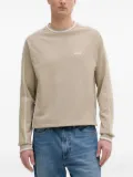 BOSS crew-neck sweatshirt - Neutrals
