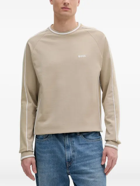 BOSS sudadera con cuello redondo