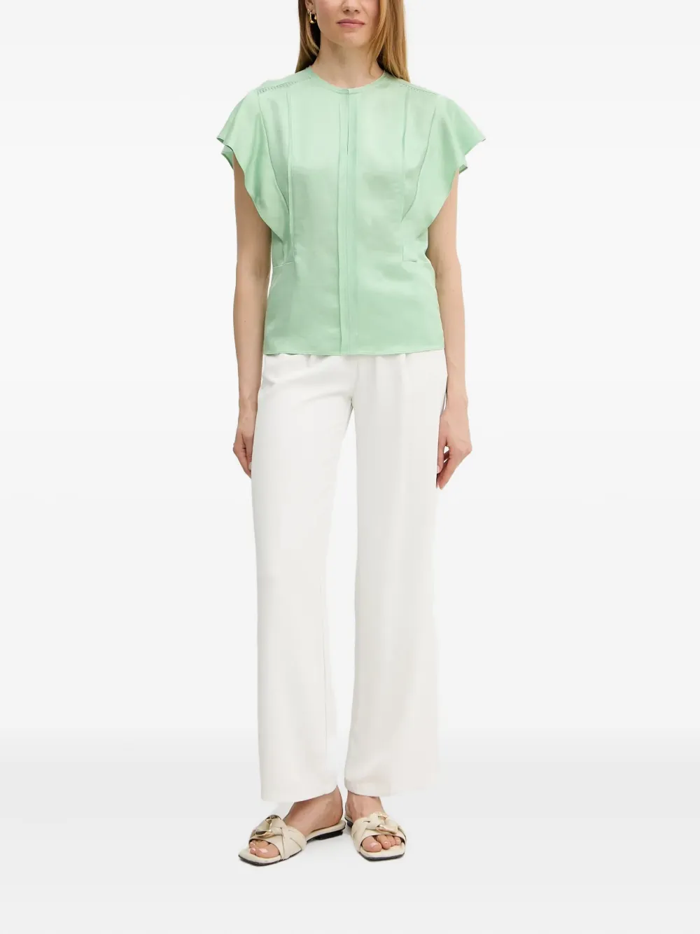 BOSS flutter-sleeve top | Blouses | Image 2