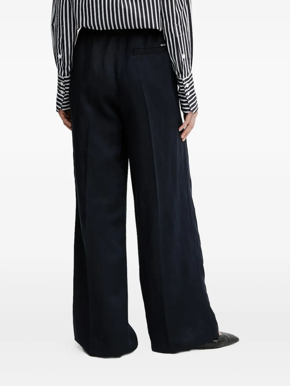 BOSS jetted-pocket trousers | Wide-Leg Pants | Image 2