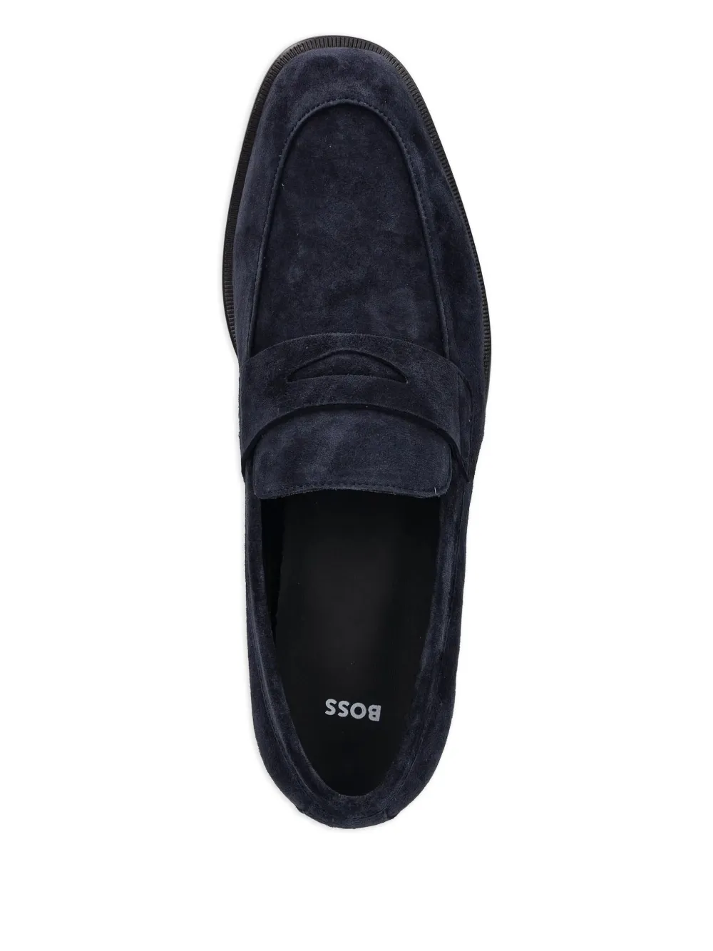 BOSS penny suede loafers | Image 2