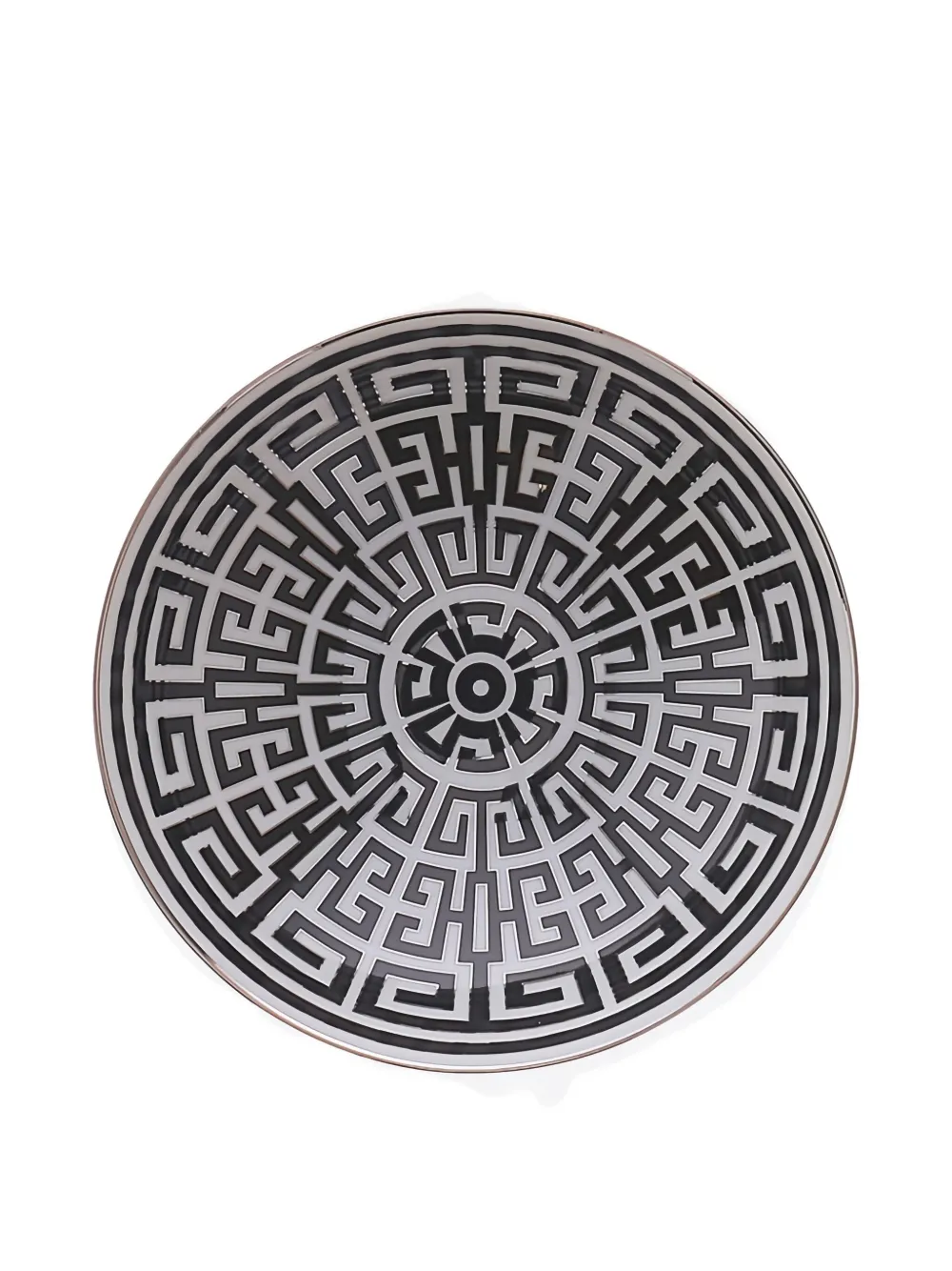 GINORI 1735 Labirinto porcelain bowl (28cm) | Black | Image 1