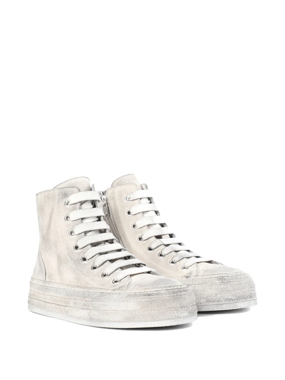Ann Demeulemeester Leren sneakers Wit