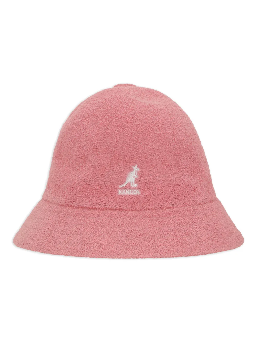 Kangol logo-patch bucket hat - Rosa
