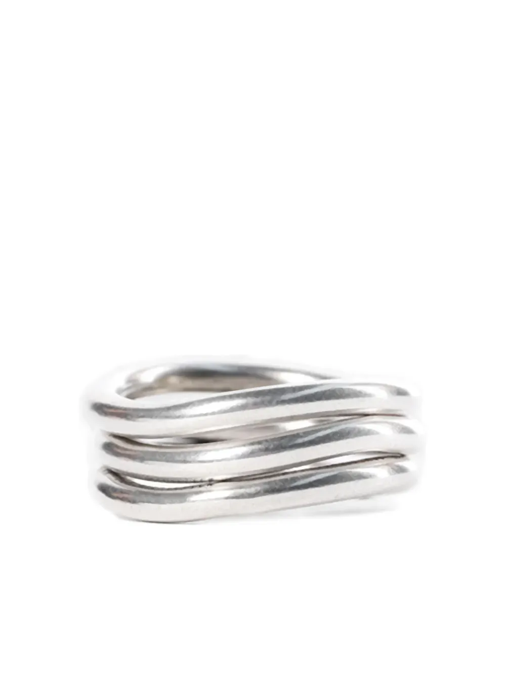 Ann Demeulemeester Olivia ring (set of three) - シルバートーン Ann Demeulemeester Olivia ring (set of three) - シルバートーン
