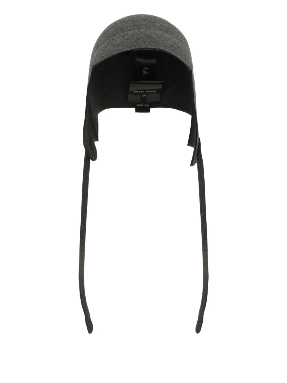 Miu Miu self-tie hat | Grey | Image 1