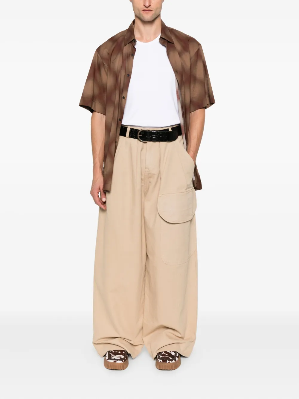 Marni organic cotton tank top Wit