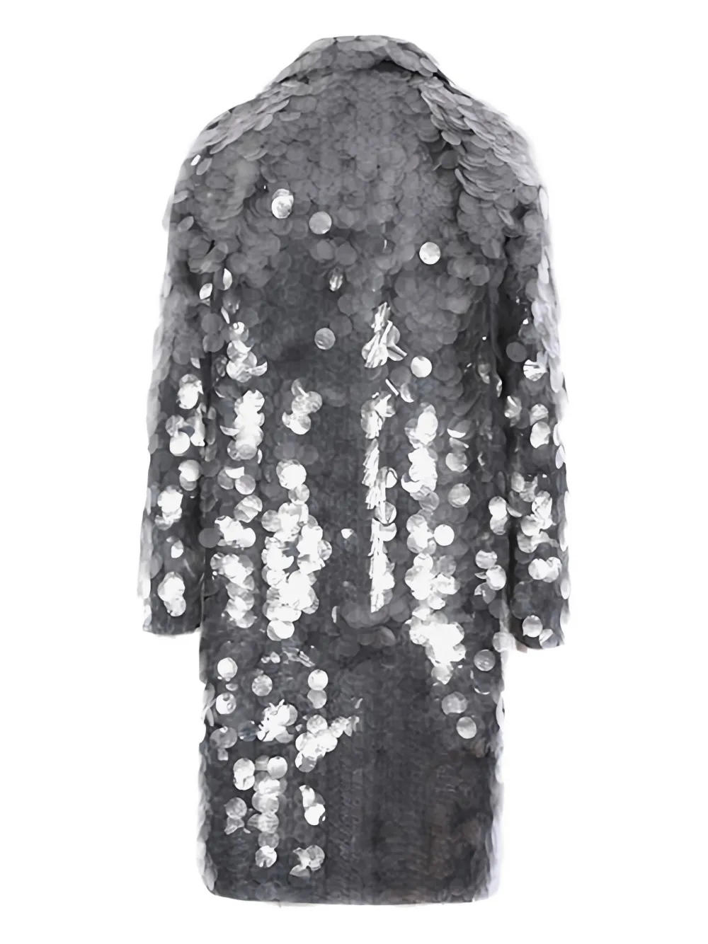 Prada sequin embellished shirt-collar coat | Single Breasted Coats | Image 2