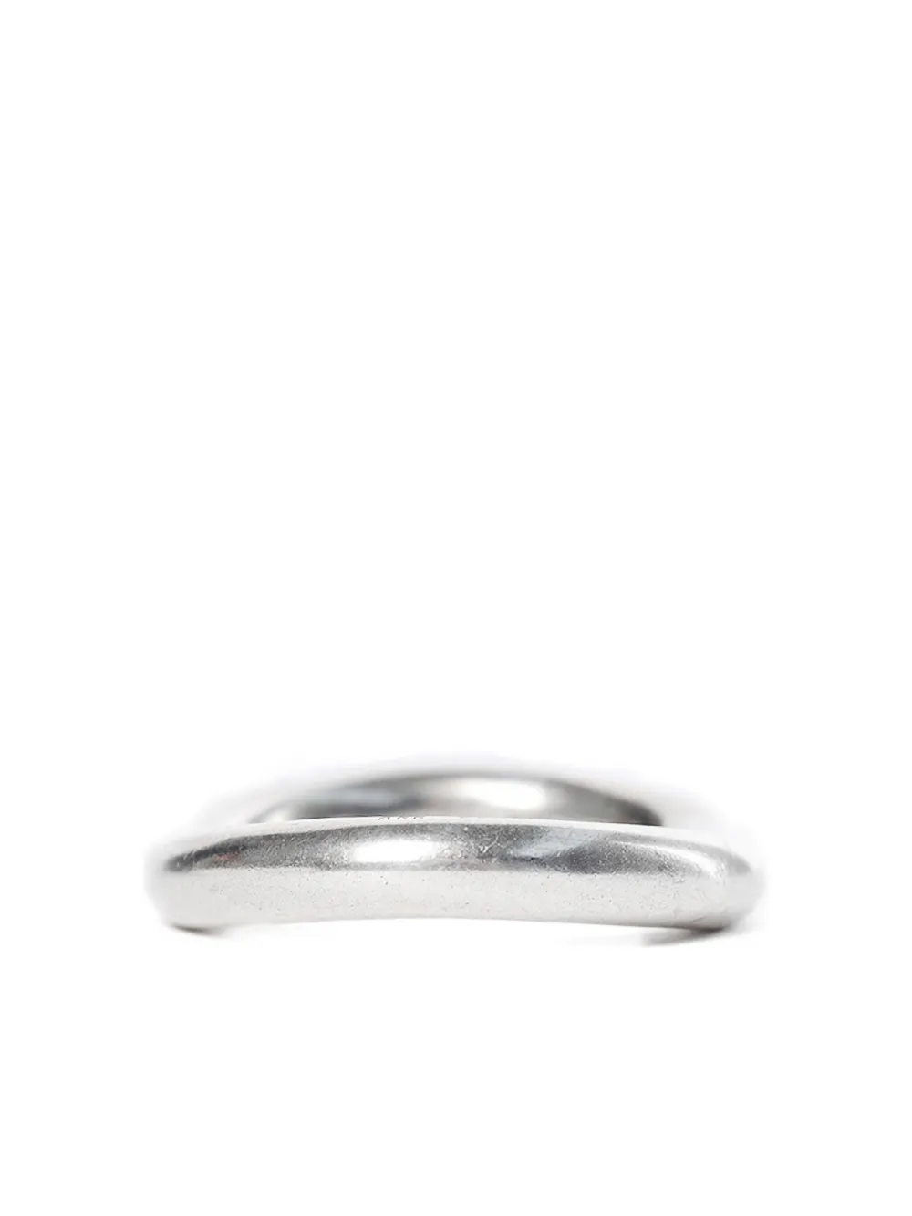 Ann Demeulemeester anillo con logo grabado | plateado | Image 1