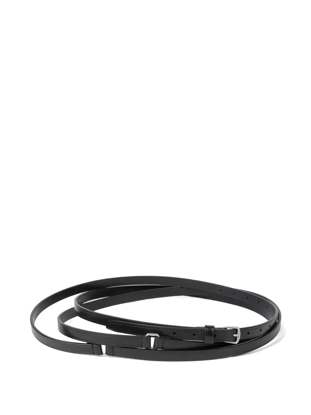 Ann Demeulemeester triple-wrap leather belt | Black | Image 1