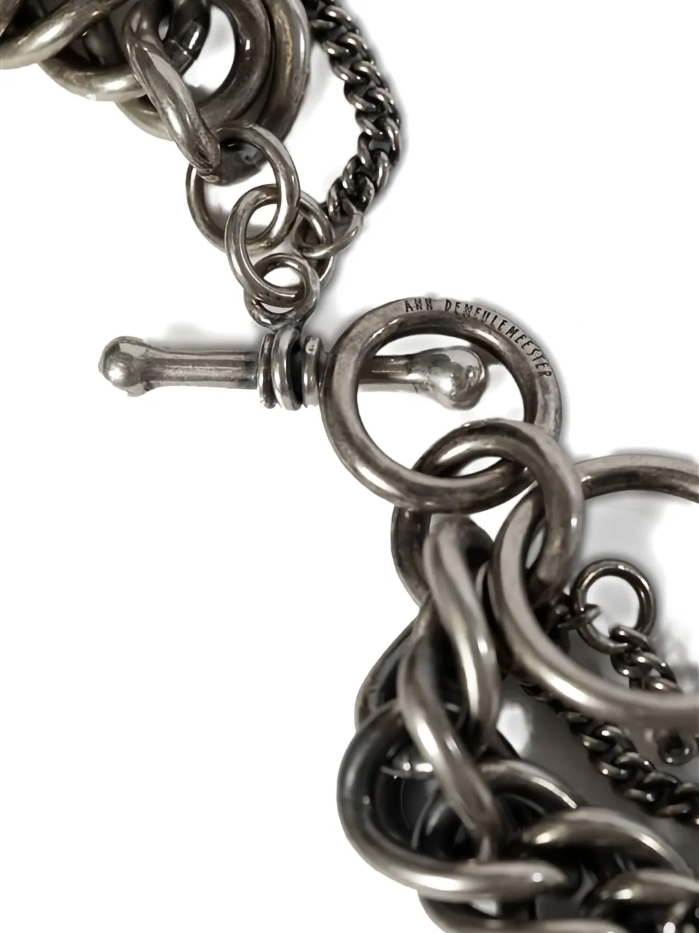 Ann Demeulemeester Vita macro chain necklace - Zilver