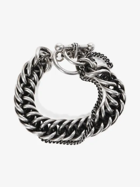 Ann Demeulemeester pulsera de cadena doble