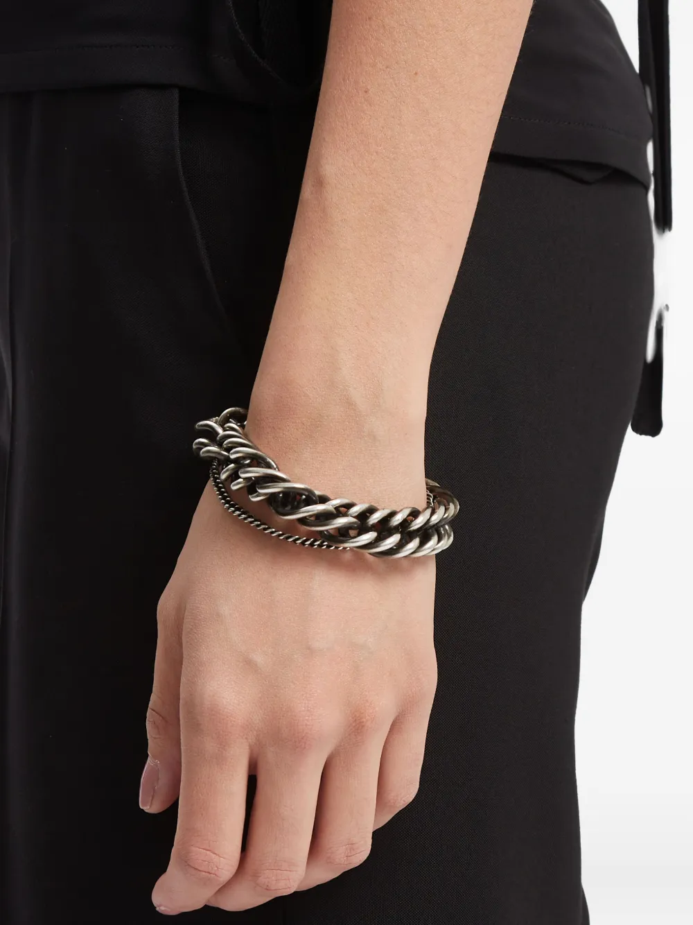Ann Demeulemeester Schakelarmband - Zilver