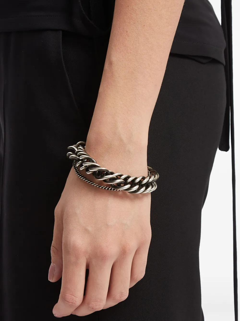 Ann Demeulemeester double-chain bracelet | Image 2