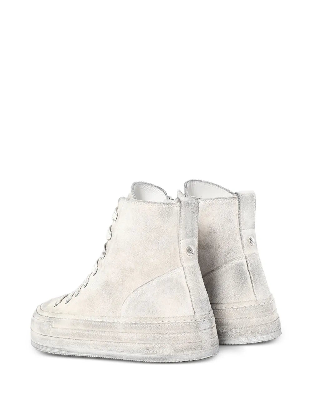 Ann Demeulemeester Orvo suède sneakers Wit