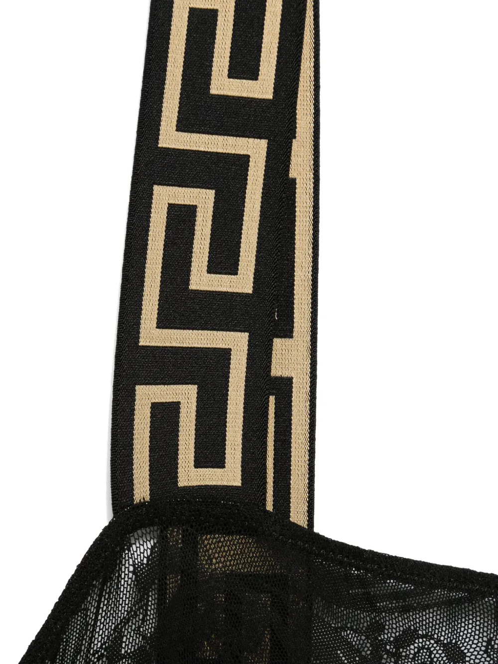 Versace Greca Border romper Zwart
