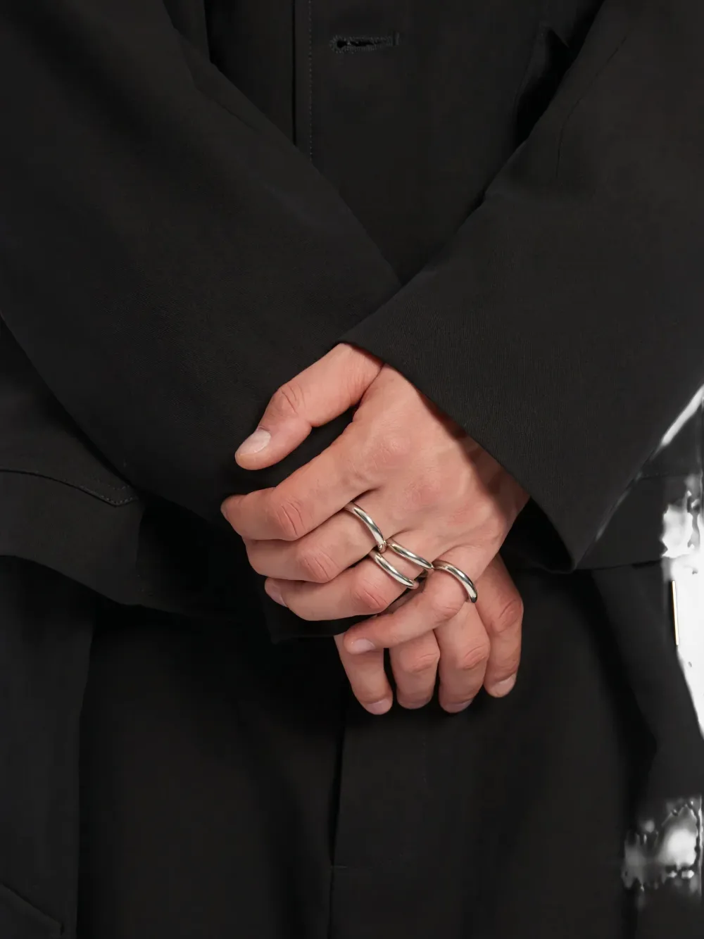 Ann Demeulemeester Herta ring set (set of four) | Image 2