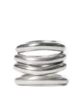Ann Demeulemeester Herta ring set (set of four) - Silver