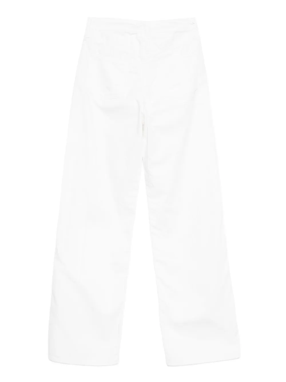 BOSS button-fly straight-leg jeans Wit