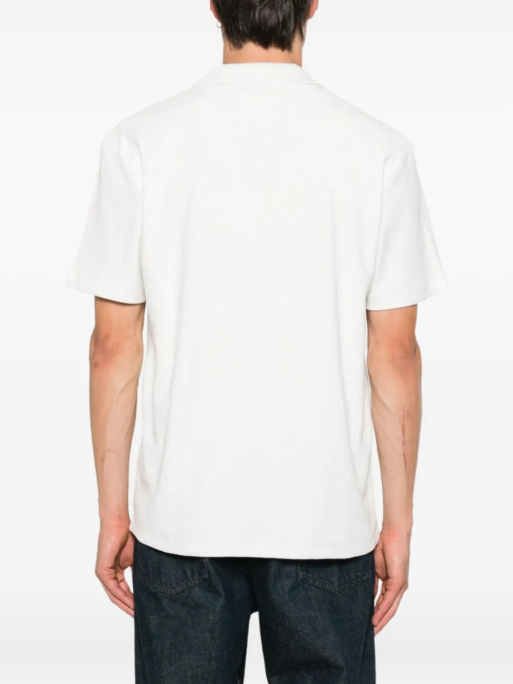 BOSS Poloshirt met korte mouwen Wit