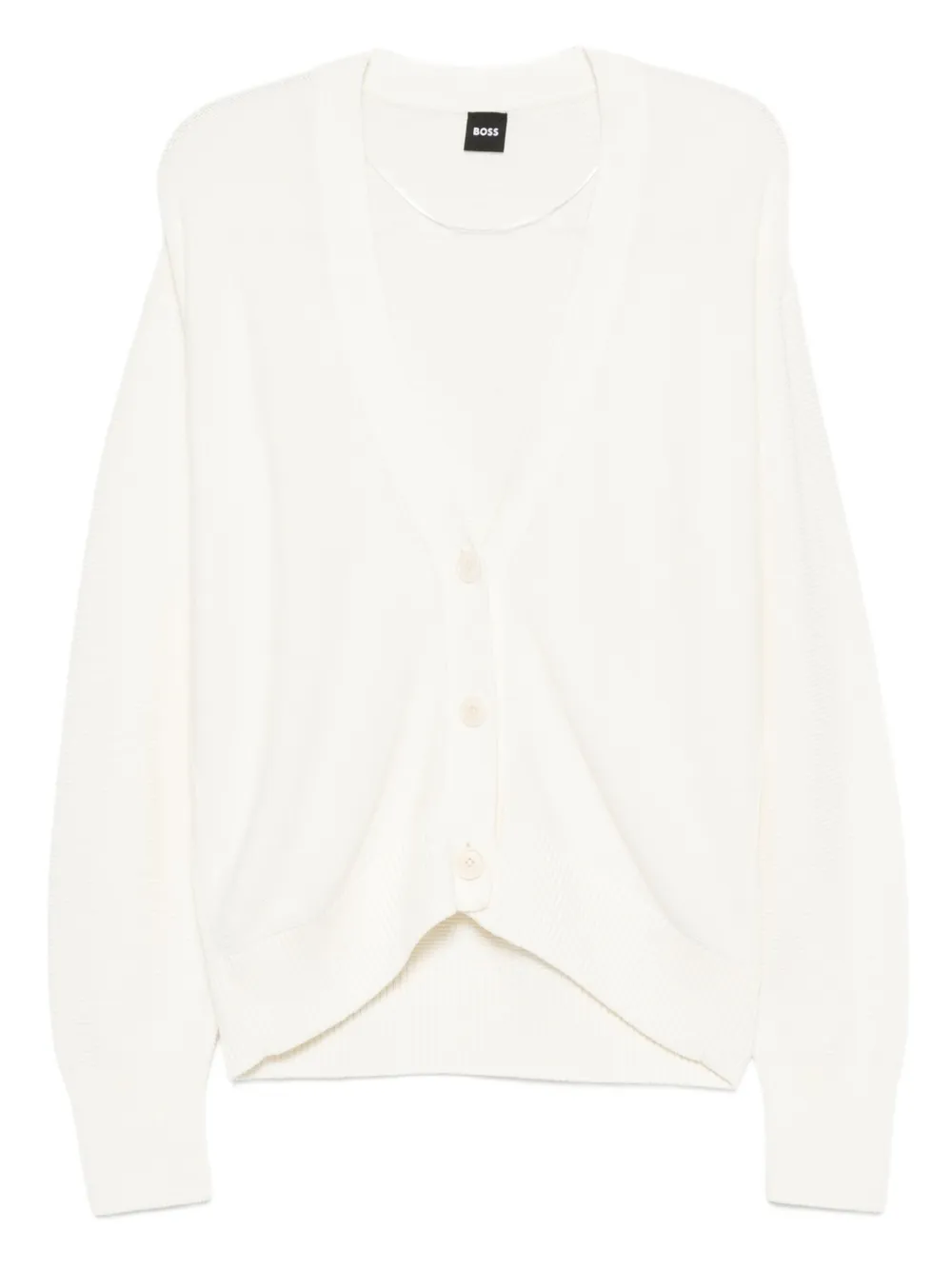 BOSS Vest met knopen Wit
