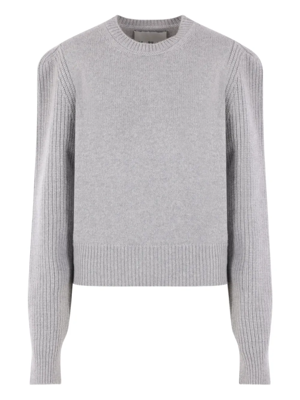 SA SU PHI ribbed sweater - Grigio