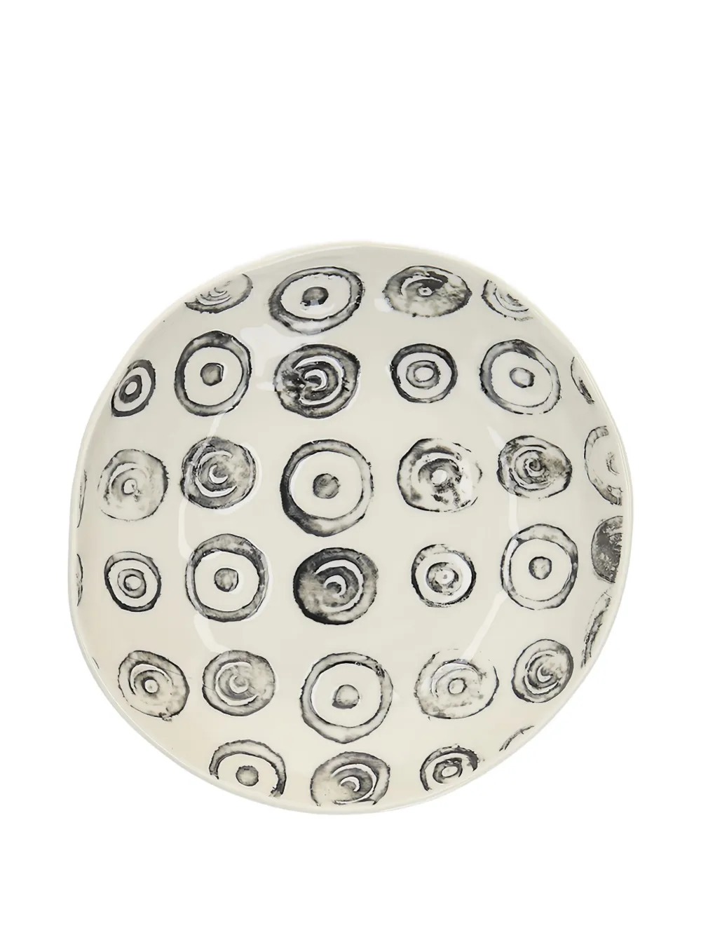 10 CORSO COMO signature circle jacquard soup plate | White | Image 1