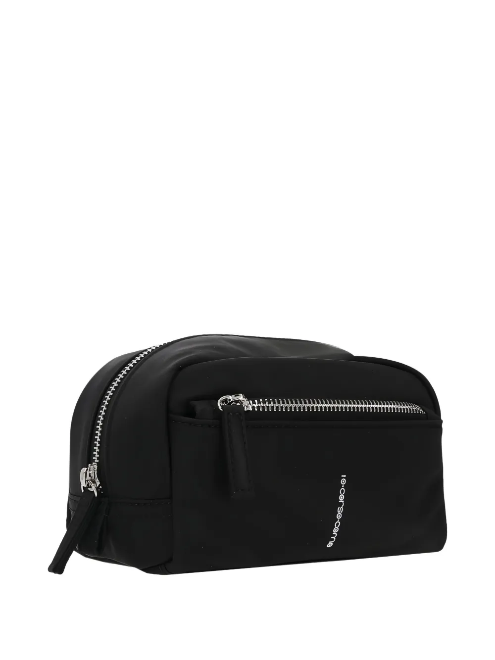 10 CORSO COMO logo-print wash bag Zwart