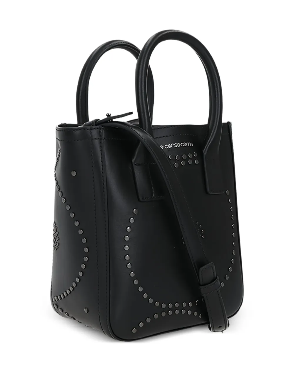 10 CORSO COMO studded tote bag Zwart