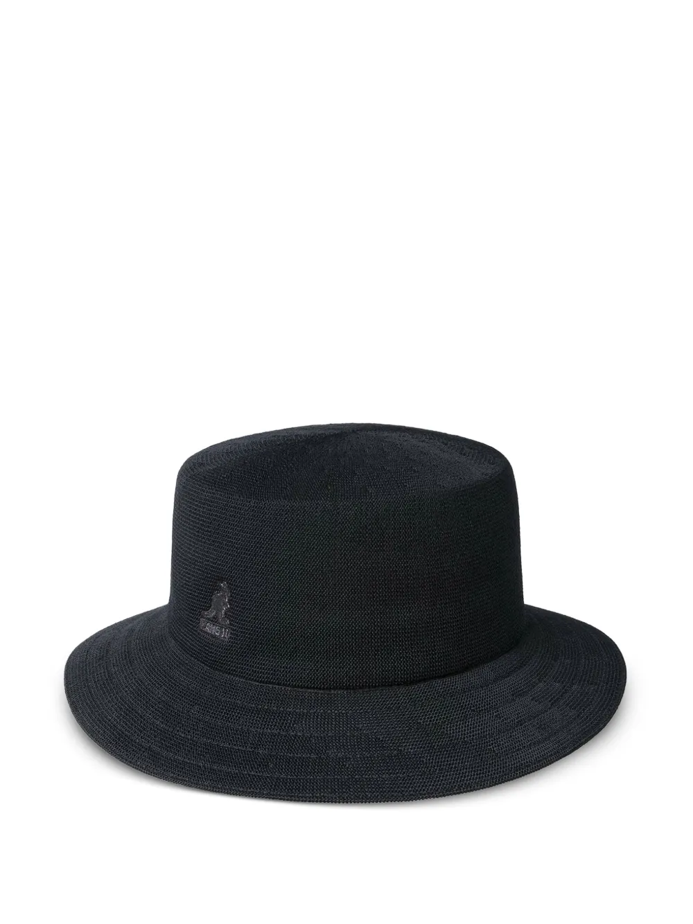 Kangol textured bucket hat Zwart