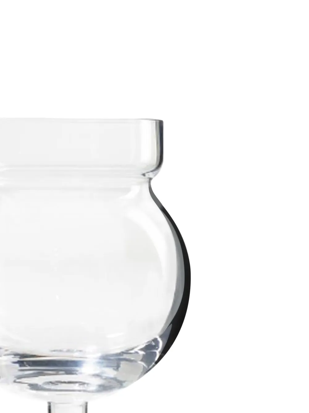 MSGM Bolvormig glas - Zwart