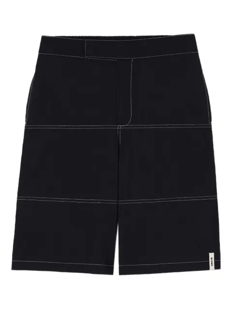 Sunnei pantalones cortos con diseño de paneles