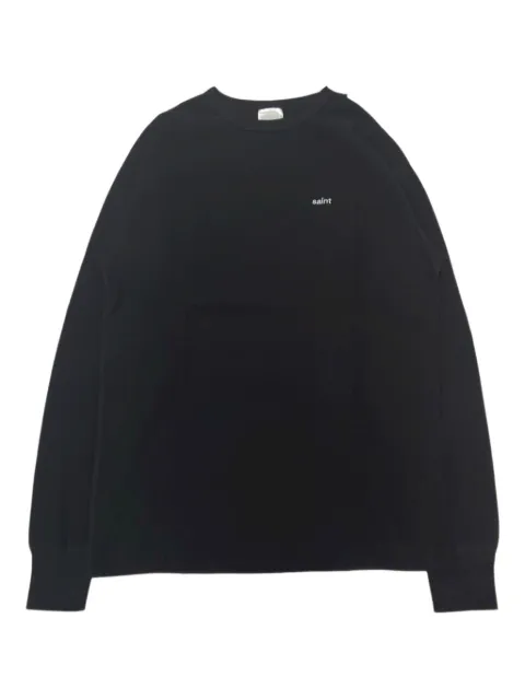 SAINT MXXXXXX embroidered-logo long-sleeve top