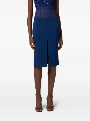 ワンピース ELISABETTA FRANCHI Women Mid Skirts ABR0551E2 DC8 232217 BLU Women's midi skirts outlet by Elisabetta Franchi: buy online