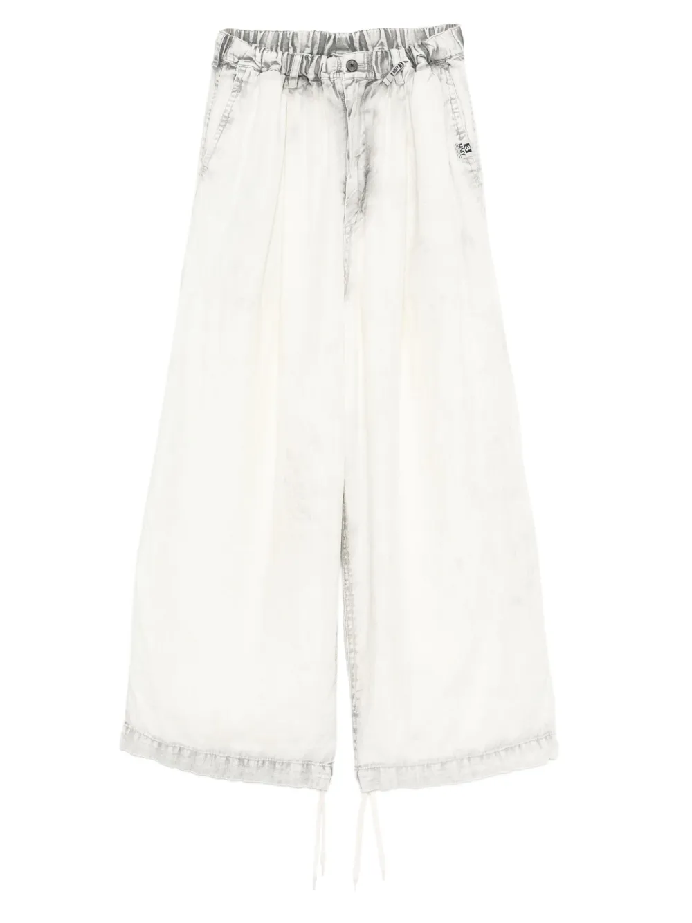 Maison MIHARA YASUHIRO cotton flared trousers Grijs