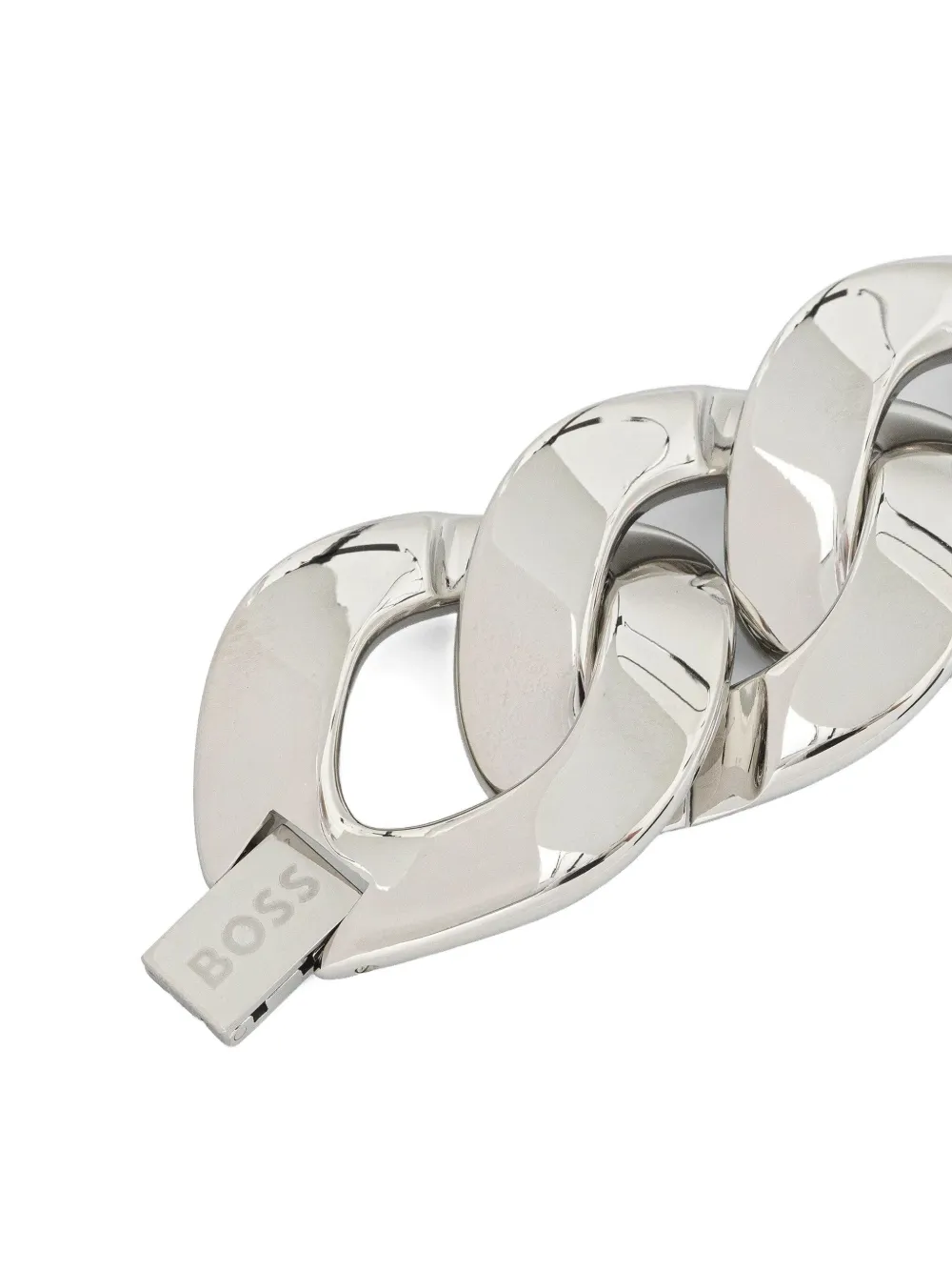BOSS chain-link bracelet - Zilver