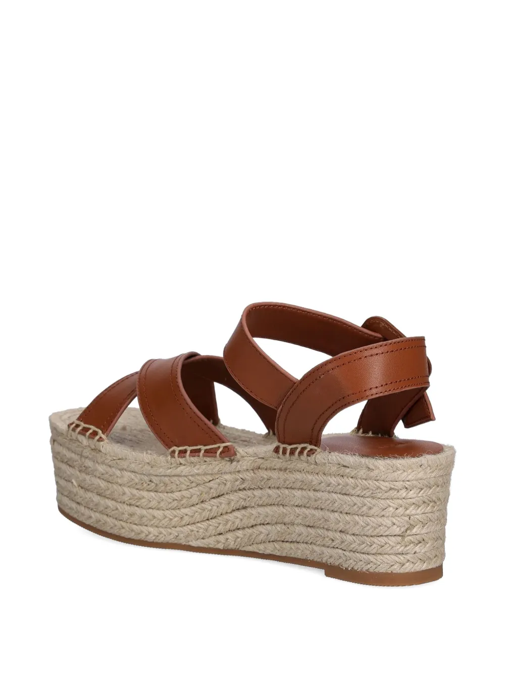 BOSS cross-strap espadrilles Brown