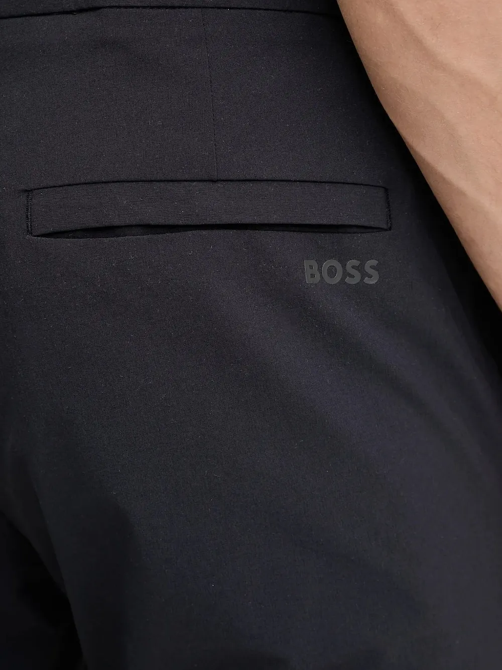 BOSS logo-motif trousers Blauw