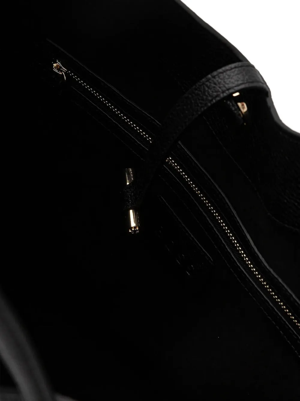 BOSS Lidney shopper met gewelfde top - Zwart