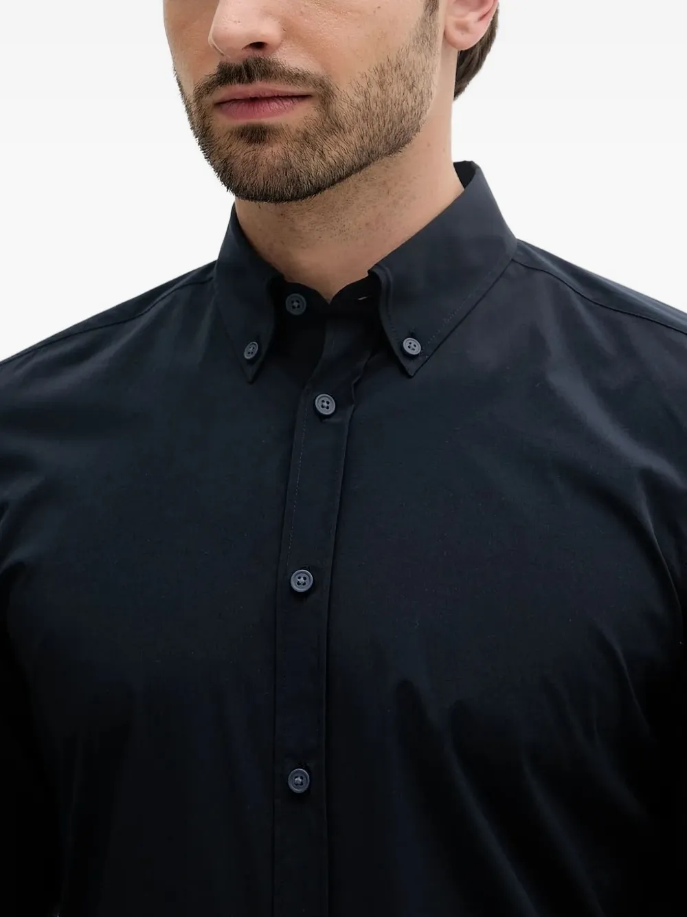 BOSS button-down shirt Zwart