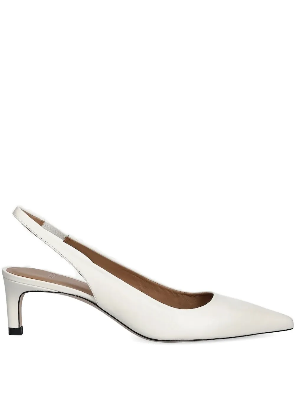 BOSS slingback heeled pumps White