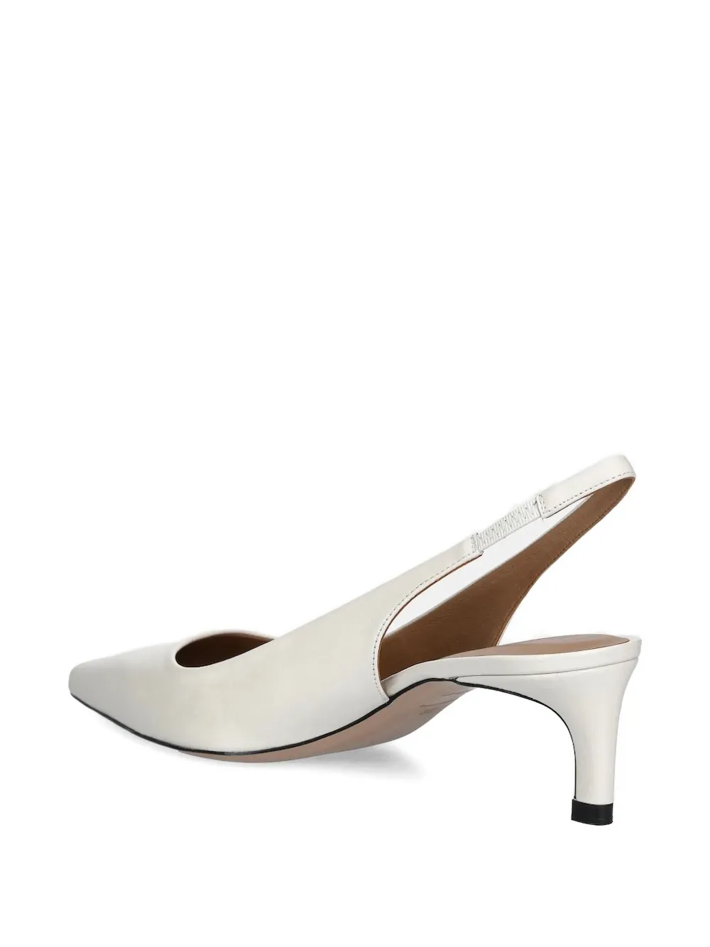 BOSS slingback heeled pumps White