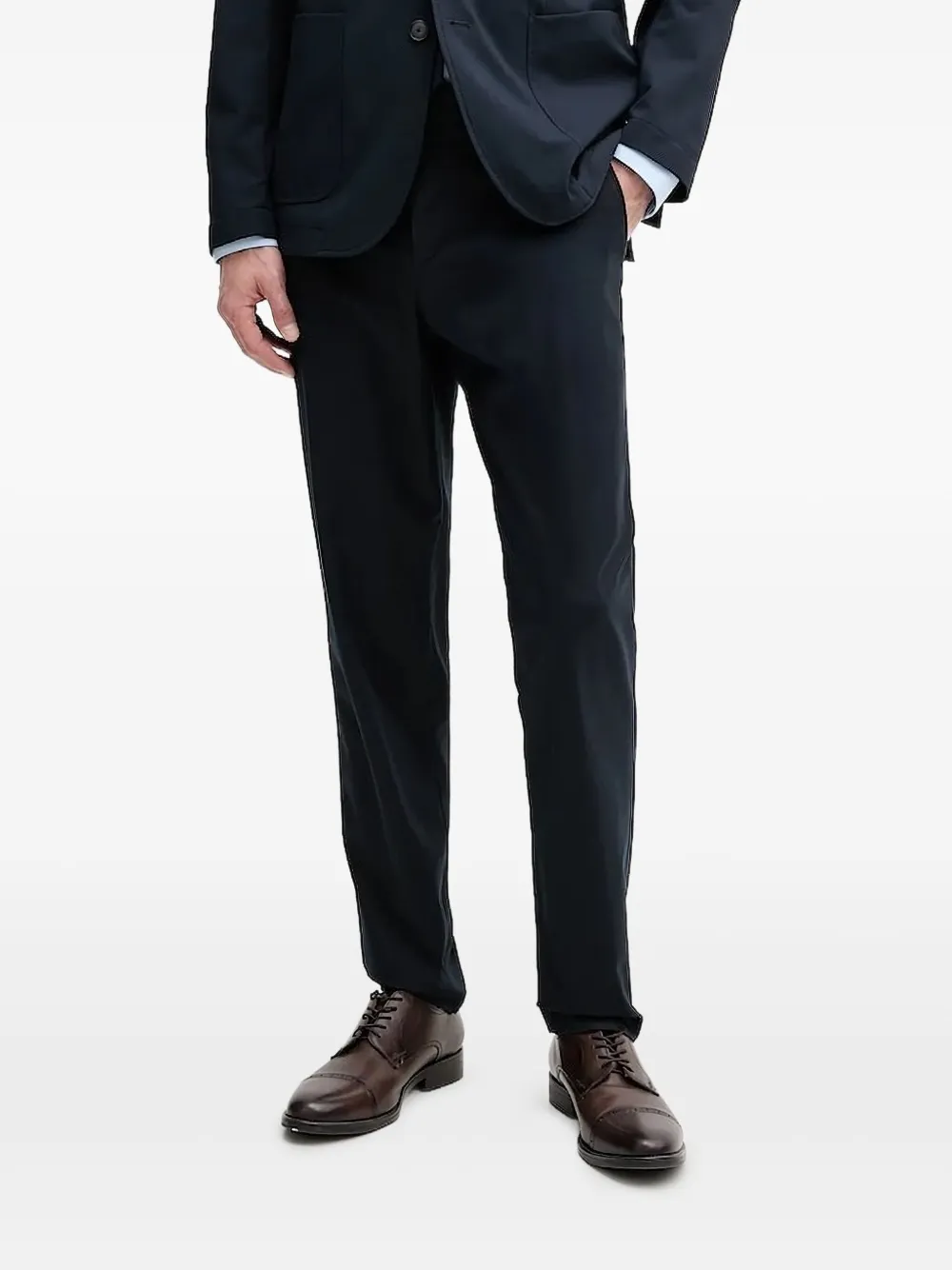 BOSS pleated trousers | Blue | Image 1