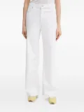 BOSS logo-patch jeans - White