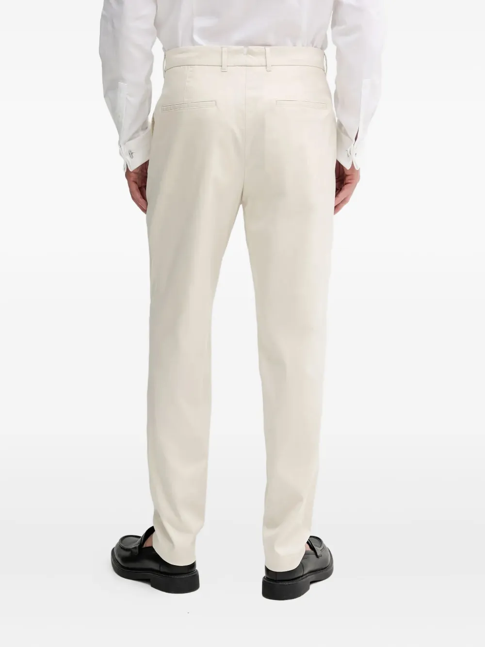 BOSS Plooibroek Beige