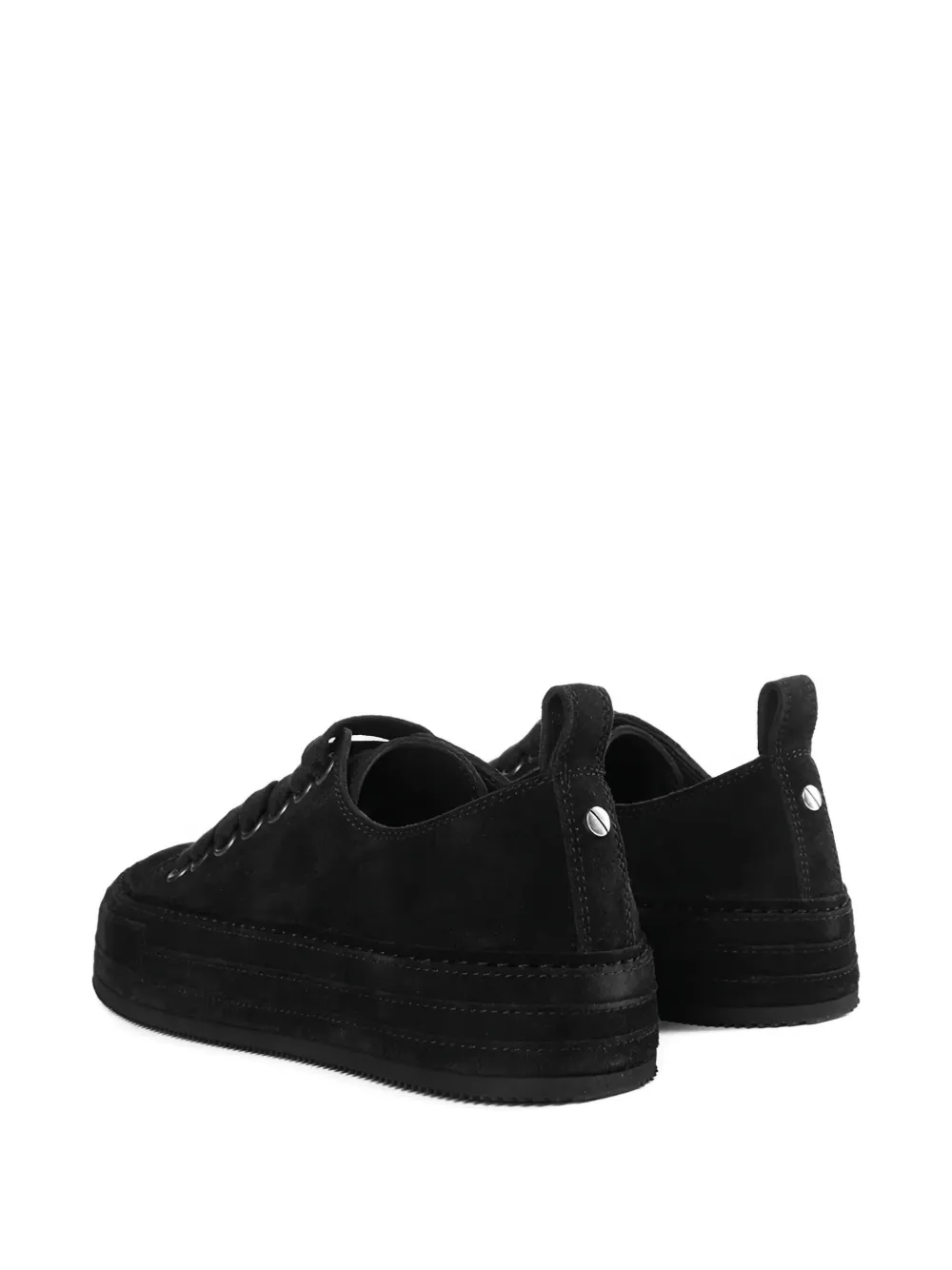 Ann Demeulemeester Suède sneakers Zwart