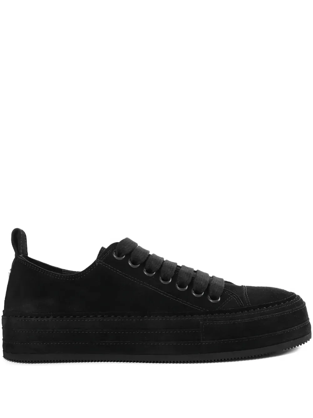 Ann Demeulemeester Suède sneakers Zwart