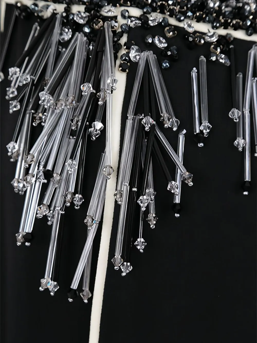 Prada Mini-jurk verfraaid met kristallen Zwart