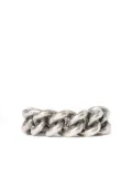 Ann Demeulemeester chain-link ring - Silver
