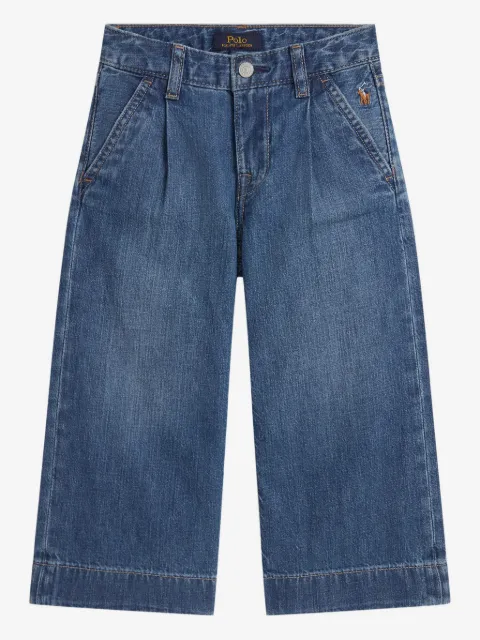 POLO RALPH LAUREN KIDS pleat-detailed jeans